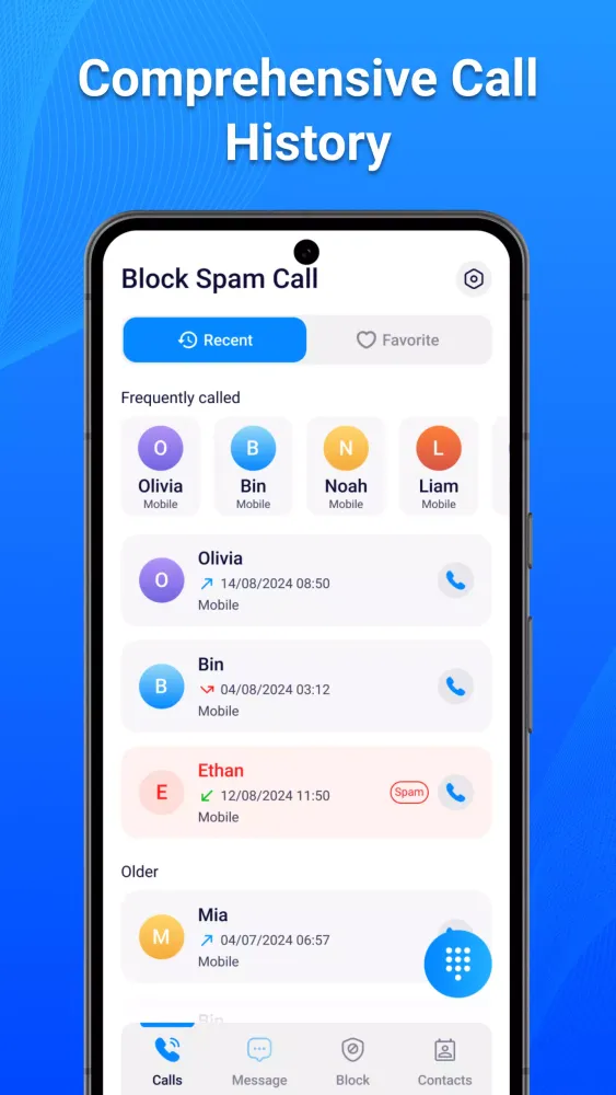 Caller ID: Spam Call & Block سکرین شاٹس