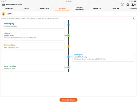 Скриншоты TruckLogics iPad 