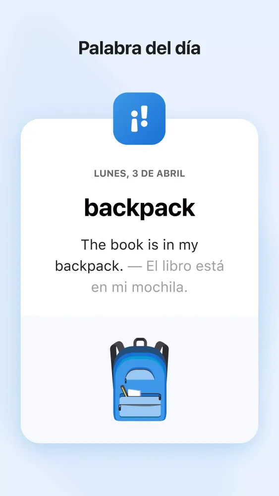 Screenshot di inglés.com