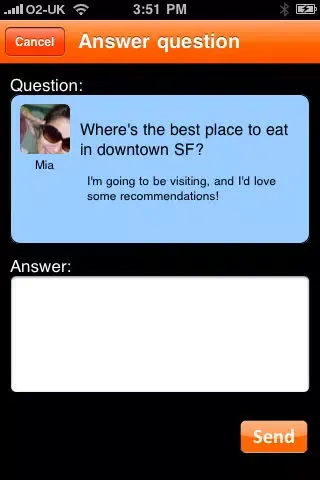 Capturas de pantalla de iAnswer - ask a Question