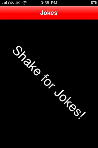 Capturas de tela do Jokes!
