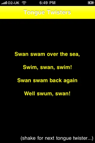 Скриншоты Tongue Twisters!