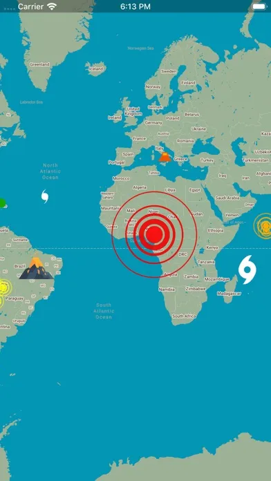 Captures d'écran de EarthQuakes Map & Volcanoes