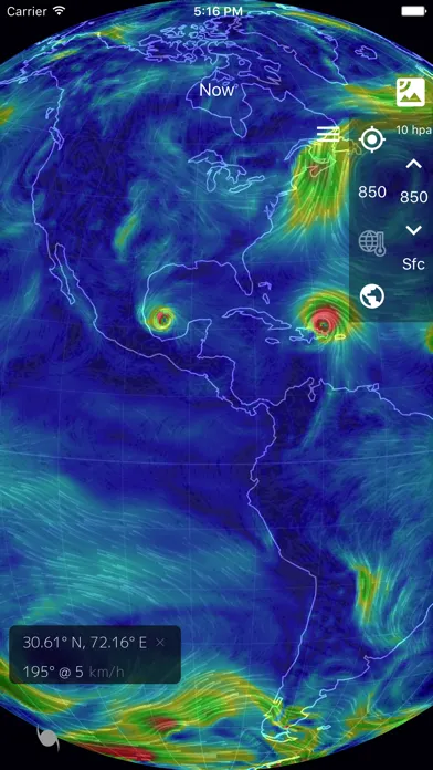 Wind Map: 3D Hurricane Tracker 스크린샷