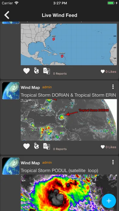Wind Map: 3D Hurricane Tracker 스크린샷