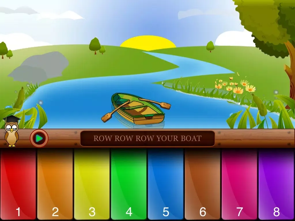 Screenshot di Nursery Rhymes - Piano Tunes For Toddlers, Babies And Kids iPad 