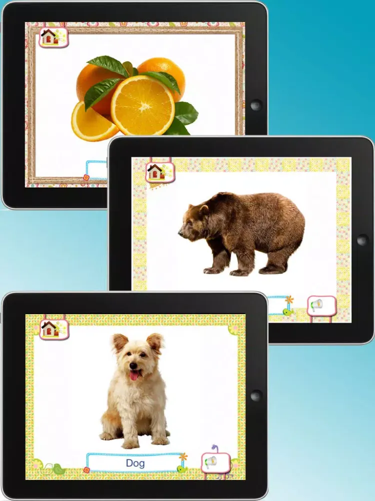 Flashcards Playtime for Toddlers Babies and Kids HD iPad  Screenshots