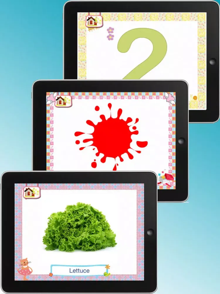 Flashcards Playtime for Toddlers Babies and Kids HD iPad  Screenshots