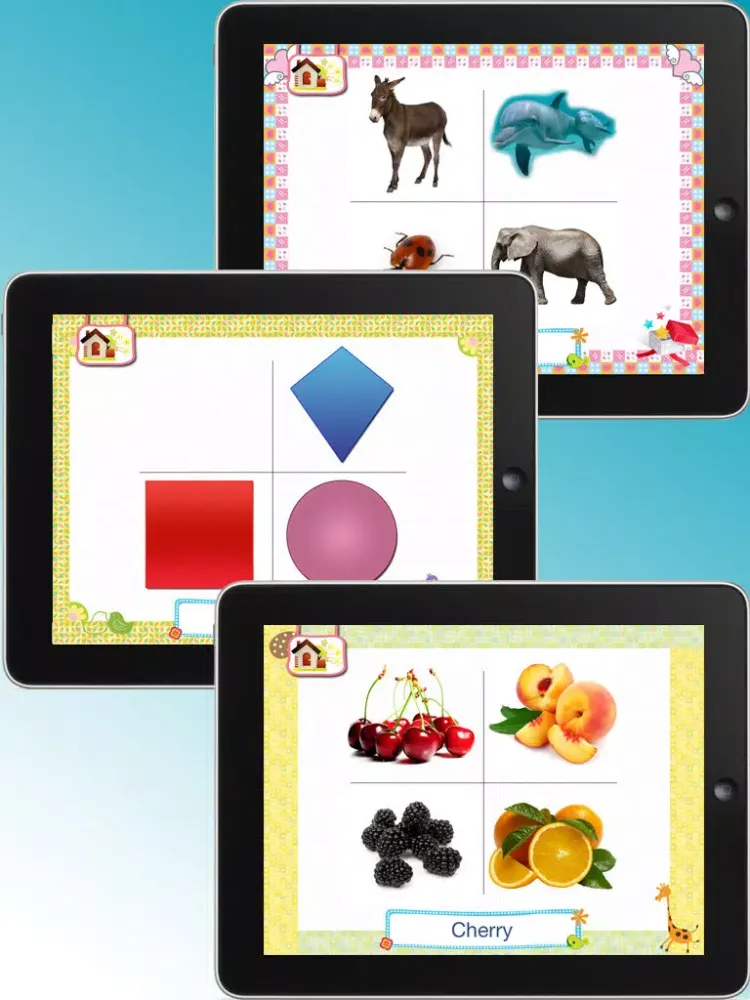 Flashcards Playtime for Toddlers Babies and Kids HD iPad  Screenshots