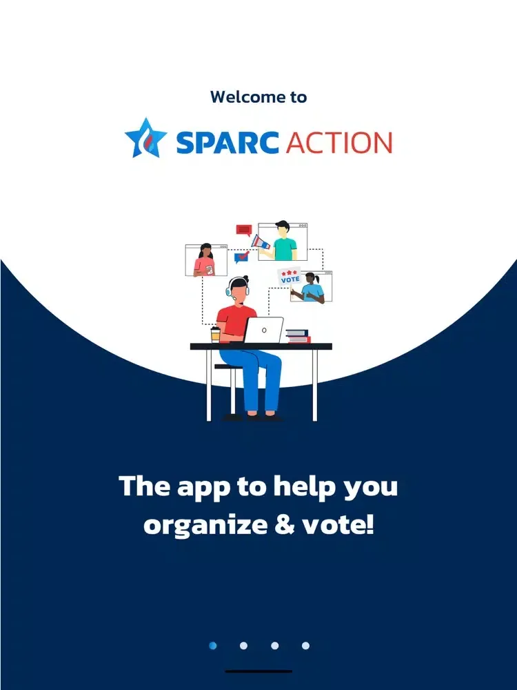 SPARC Action - Organize & Vote iPad  स्क्रीनशॉट