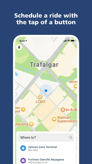 Oakville Transit On Demand سکرین شاٹس