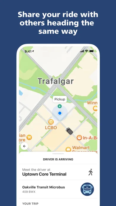 Oakville Transit On Demand سکرین شاٹس