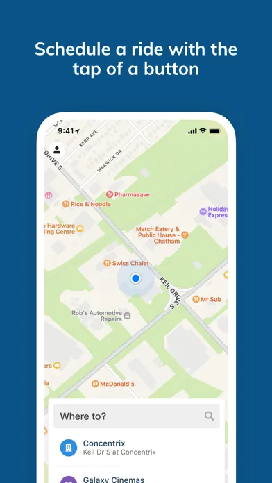 Ride CK OnRequest Transit سکرین شاٹس