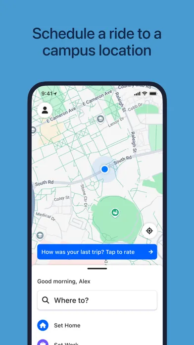 Ảnh chụp màn hình của UNC-Chapel Hill P2P