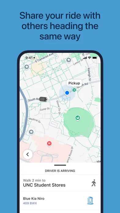 Ảnh chụp màn hình của UNC-Chapel Hill P2P