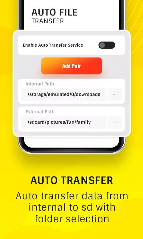 Auto Transfer:Phone To Sd Card 스크린샷