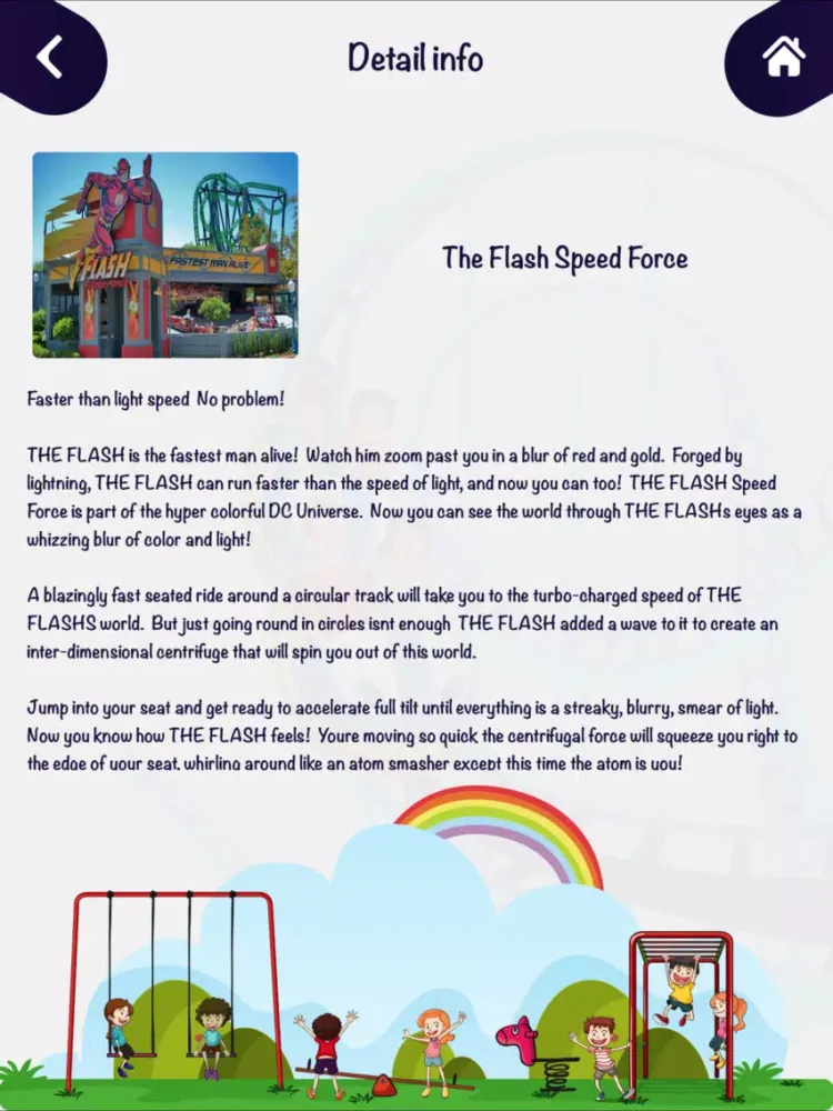 تصاویر The Six Flags Magic Mountain iPad 