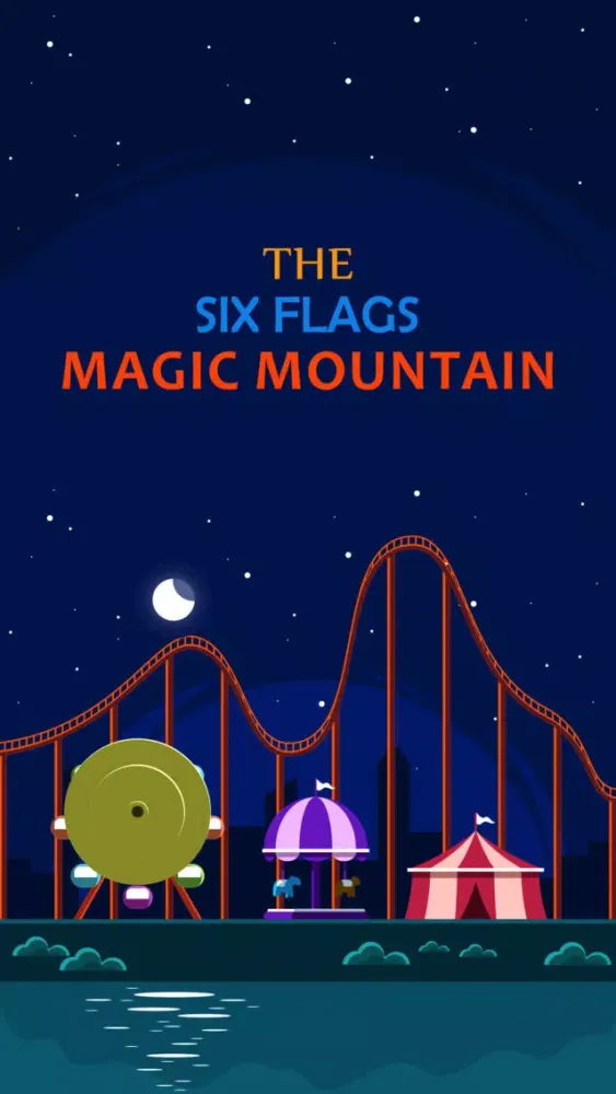 تصاویر The Six Flags Magic Mountain