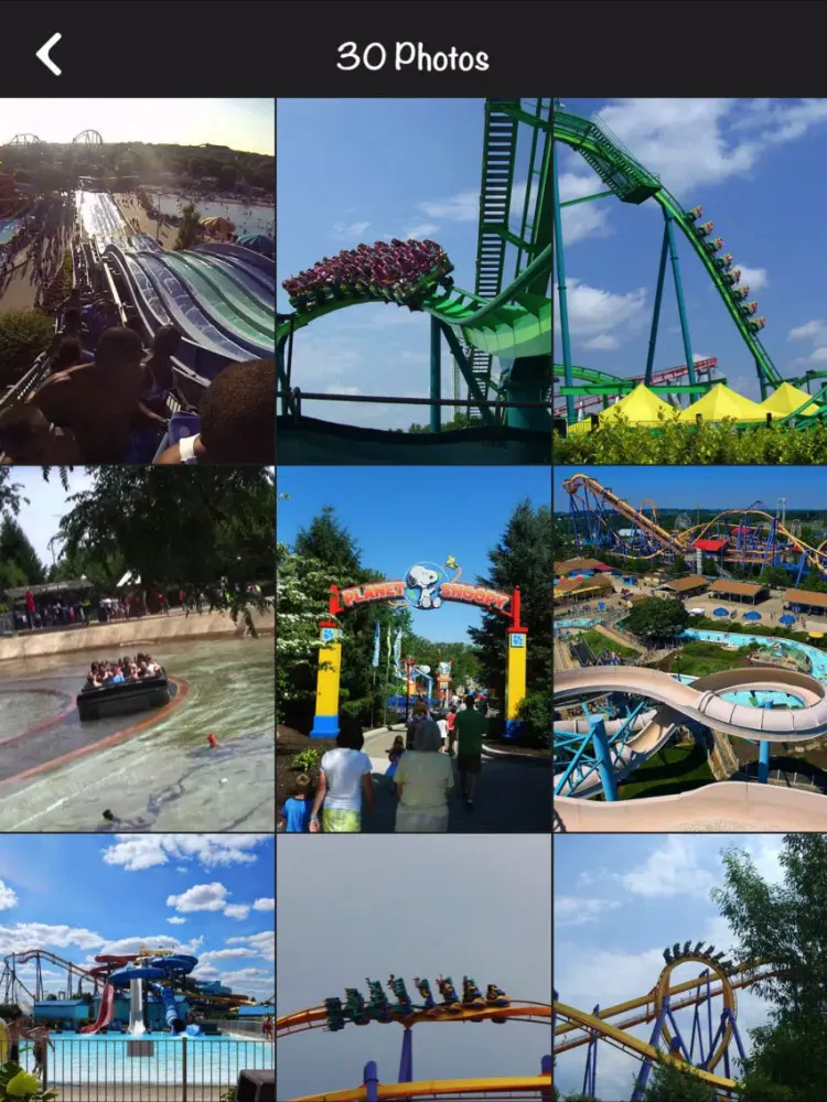 App to Dorney Park iPad  Screenshots