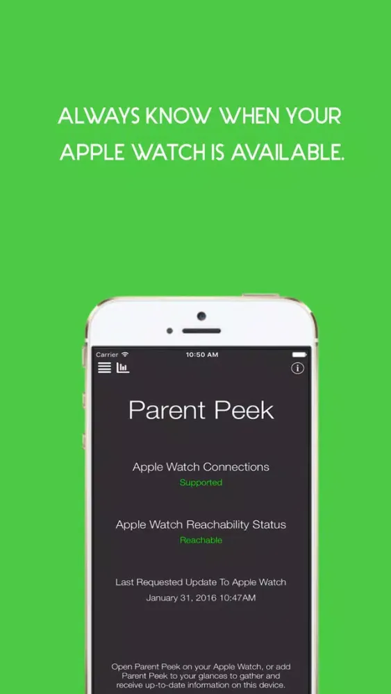 Ảnh chụp màn hình của Parent Peek