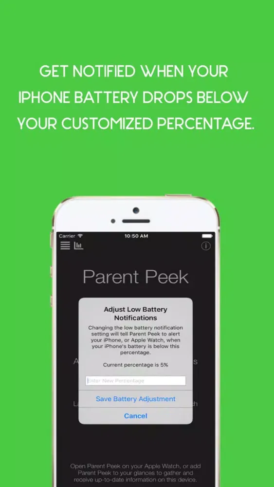 Ảnh chụp màn hình của Parent Peek
