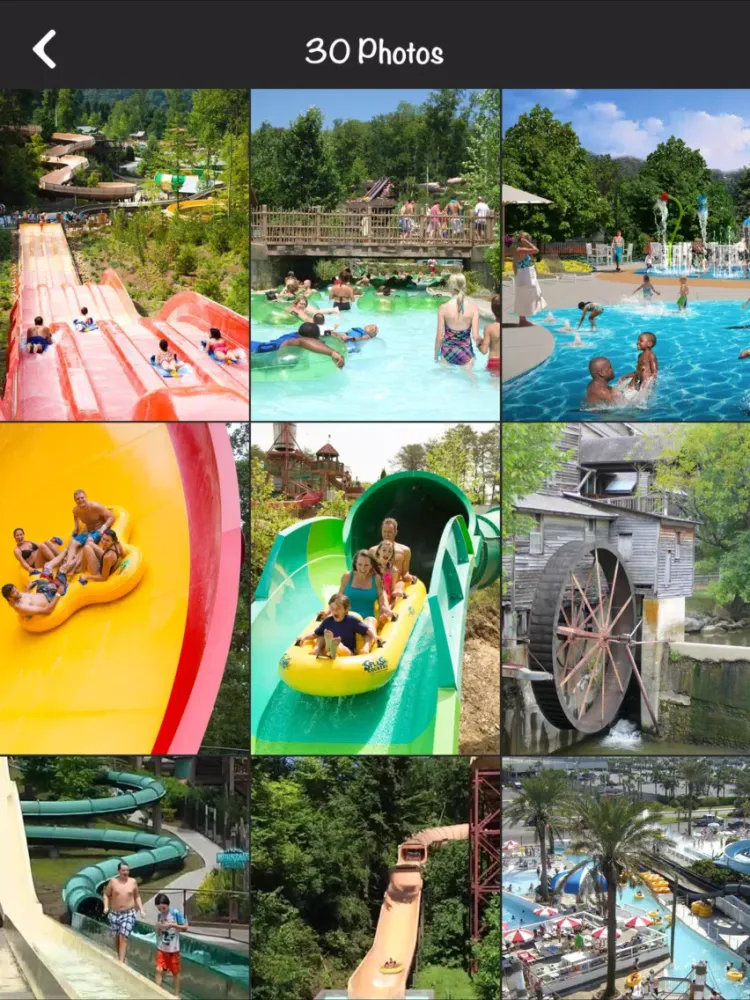 App to Dollywood Water Park iPad  Screenshots