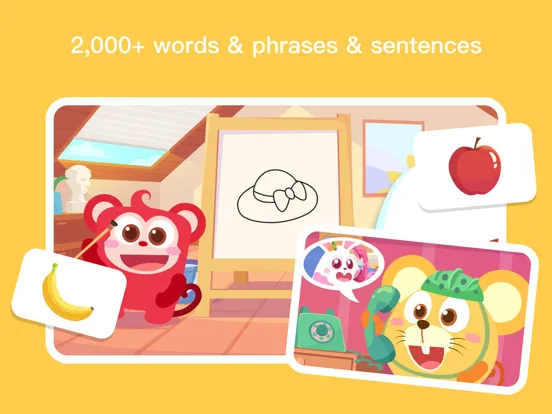 Tangkapan layar SparkABC:English for Kids iPad 
