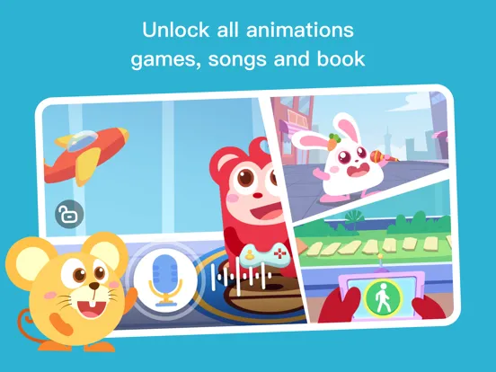 Tangkapan layar SparkABC:English for Kids iPad 