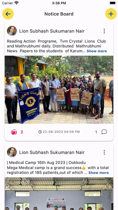 Capturas de pantalla de Lions Clubs Connect