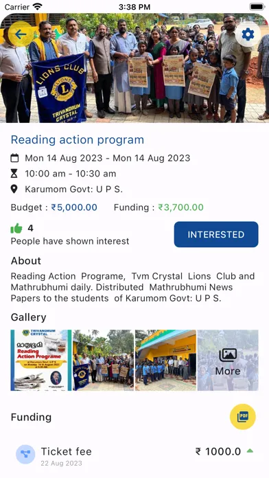 Capturas de pantalla de Lions Clubs Connect