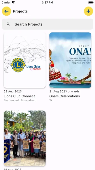 Capturas de pantalla de Lions Clubs Connect