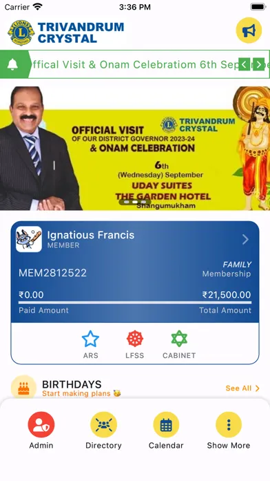 Capturas de pantalla de Lions Clubs Connect