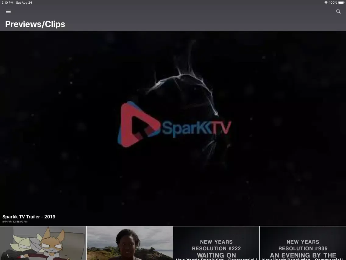 Sparkk TV - Web Series Network iPad  スクリーンショット