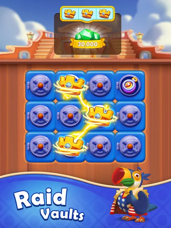 ภาพหน้าจอของ Pirate Kingdom - Match 3 Games iPad 