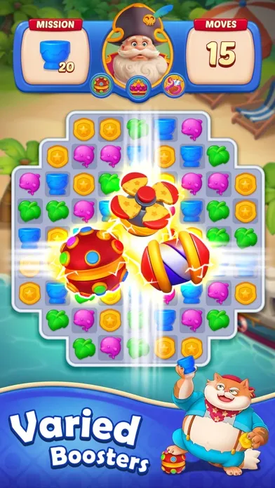 ภาพหน้าจอของ Pirate Kingdom - Match 3 Games