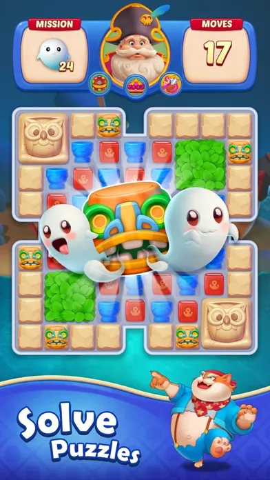 ภาพหน้าจอของ Pirate Kingdom - Match 3 Games