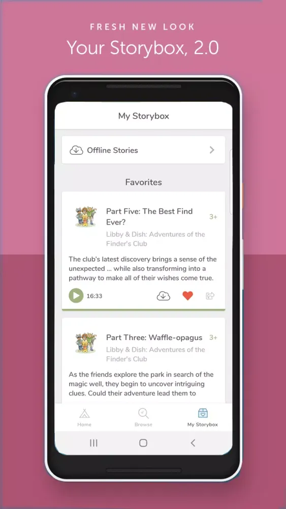 Ảnh chụp màn hình của Sparkle Stories