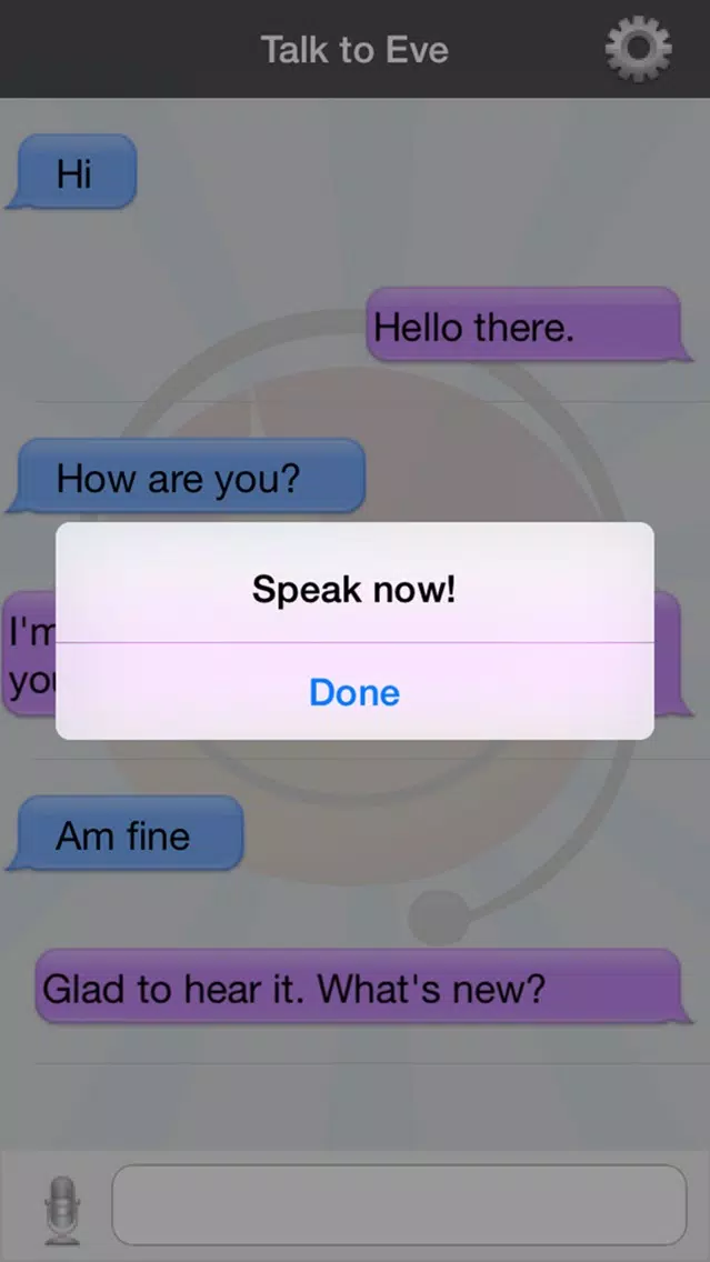 Скриншоты Talk to Eve (free)
