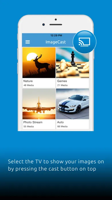 Ảnh chụp màn hình của ImageCast - TV for Instagram