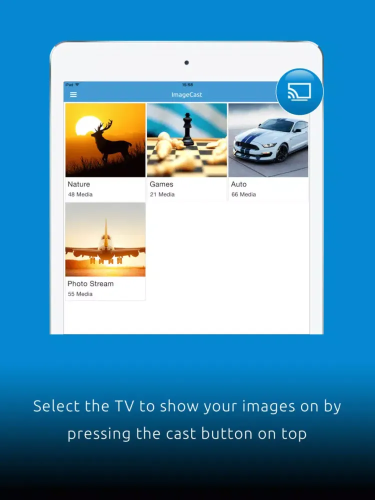 ImageCast Pro - TV for Instagram iPad 应用截图