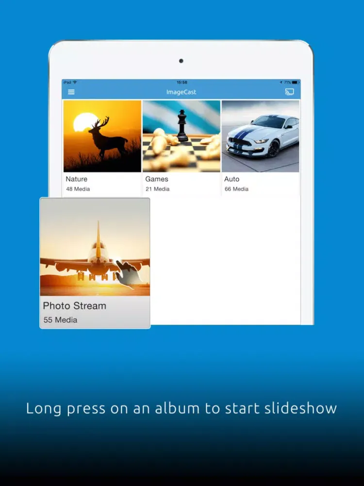 ImageCast Pro - TV for Instagram iPad 应用截图