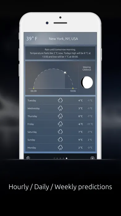 Zrzuty ekranu WeatherRadar Basic