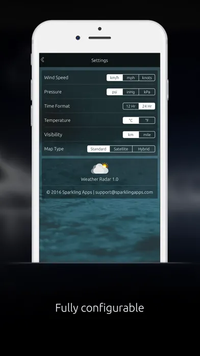 Zrzuty ekranu WeatherRadar Basic