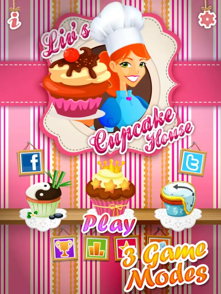 Cupcake House - Liv's cupcakes matching sweetness! iPad  Screenshots
