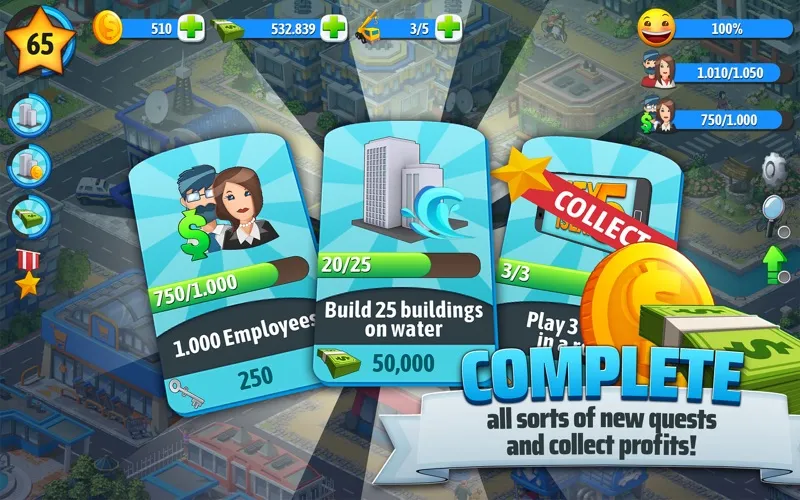 Zrzuty ekranu City Island 5 Tycoon Sim Game