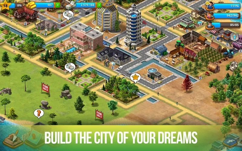 Capturas de pantalla de Paradise City Island Sim