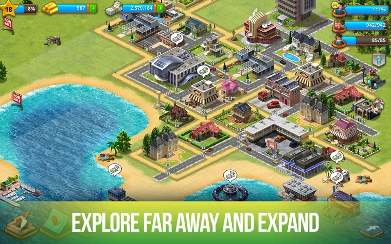 Capturas de pantalla de Paradise City Island Sim