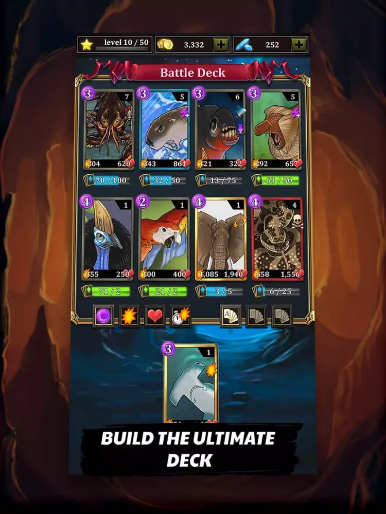 Battle Cards - Savage Heroes iPad  স্ক্রিনশট
