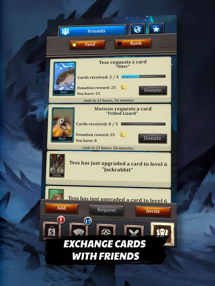 Battle Cards - Savage Heroes iPad  স্ক্রিনশট