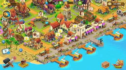 Captures d'écran de Town Village: Farm Build City
